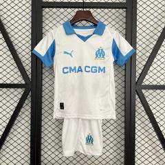 2025/26 Marseille Home Kids Jersey