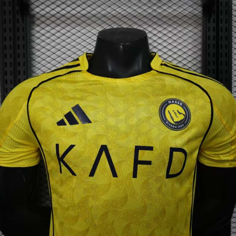 2025/26 Al Nassr Home Jersey Player Version 