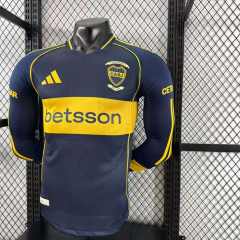 2025/26 Boca Juniors Home Jersey Long Sleeve Player Version