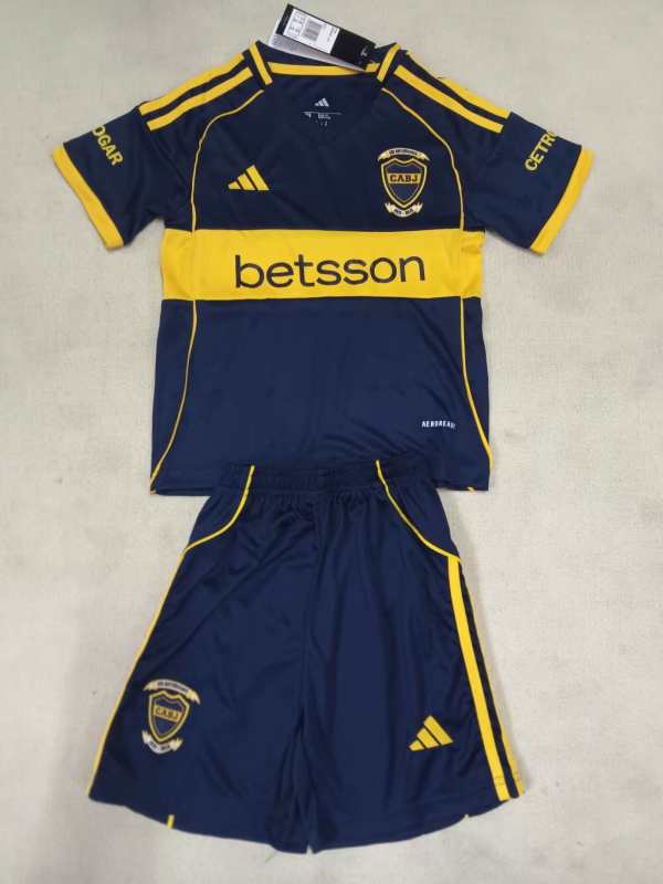 2025/26 Boca Juniors Home Kids Jersey