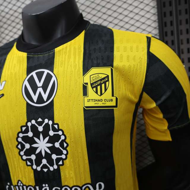 2025/26 Al-Ittihad Home Jersey Player Version 