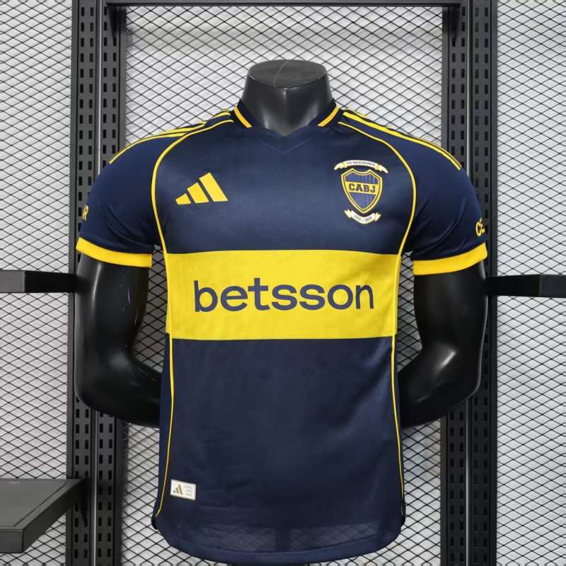 2025/26 Boca Juniors Home Jersey Player Version