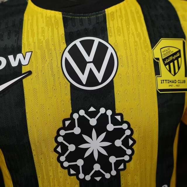 2025/26 Al-Ittihad Home Jersey Player Version 
