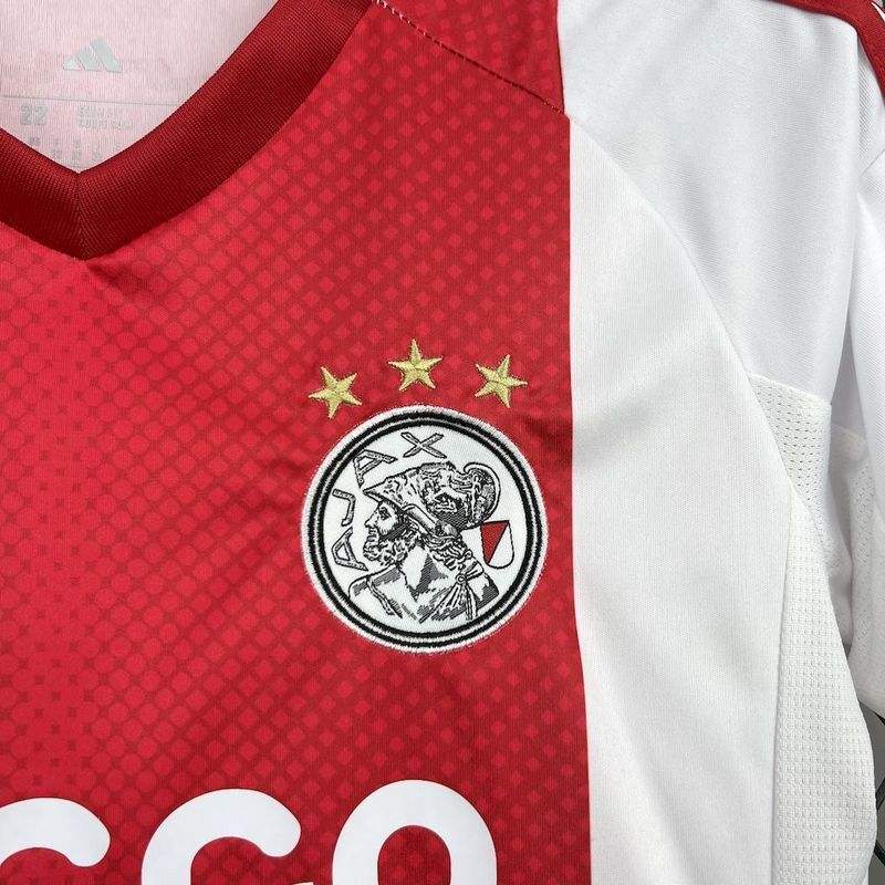 2025/26 Ajax Home Kids Jersey 