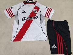 2025/26 River Plate Home Kids Jersey 