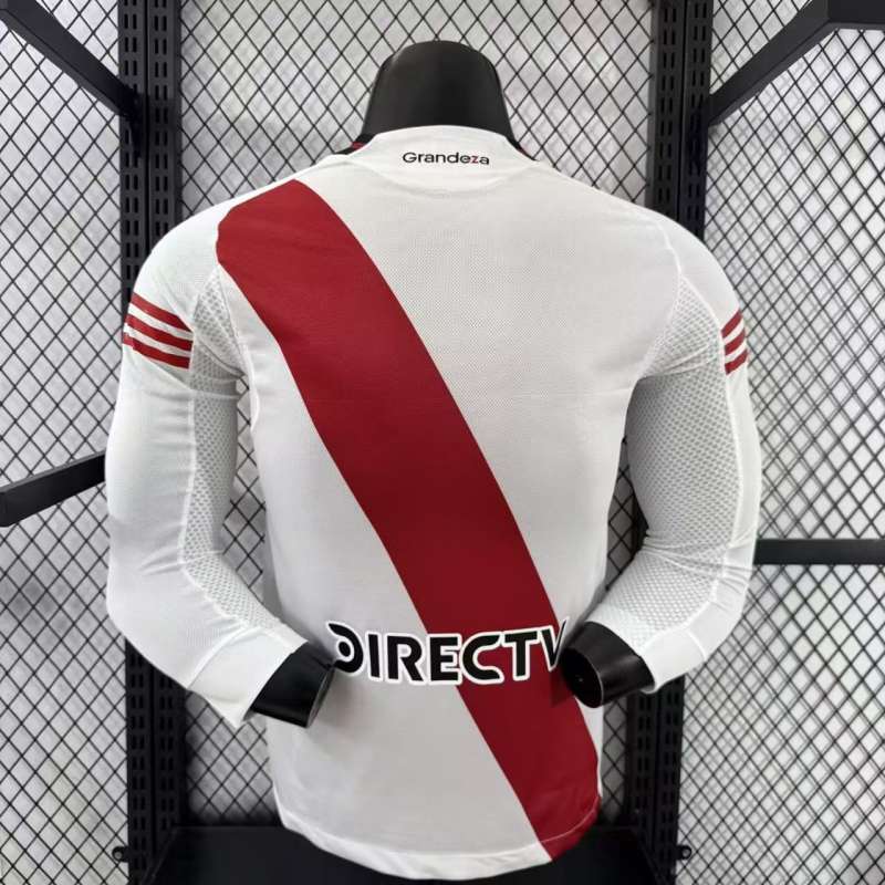 2025/26 River Plate Home Jersey Long Sleeve Player Version 