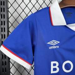 2025/26 Glasgow Rangers Home Kids Kit Jersey