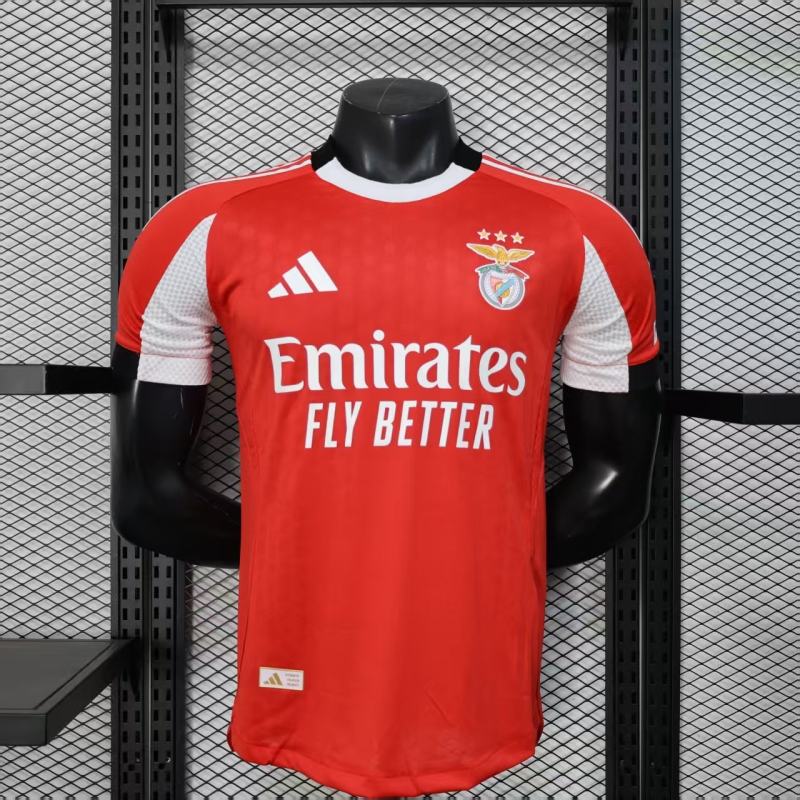 2025/26 Benfica Home Jersey Player Version 