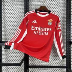 2025/26 Benfica Home Jersey  Long Sleeve