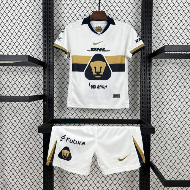 2025/26 Pumas UNAM Home Kids Jersey