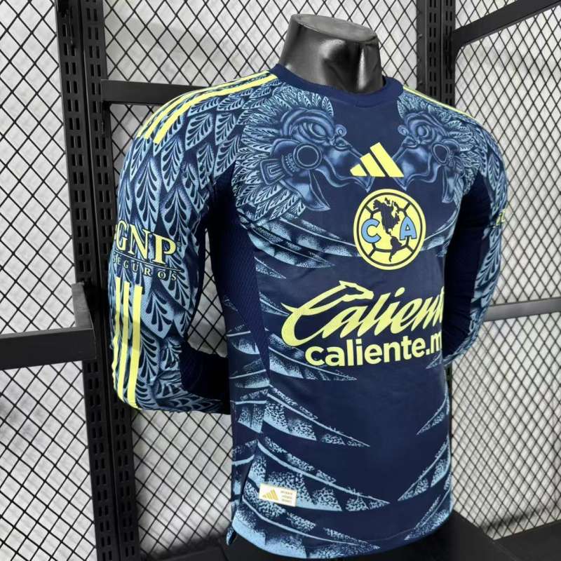 2025/26 Club America Away Jersey Player Version Long Sleeve