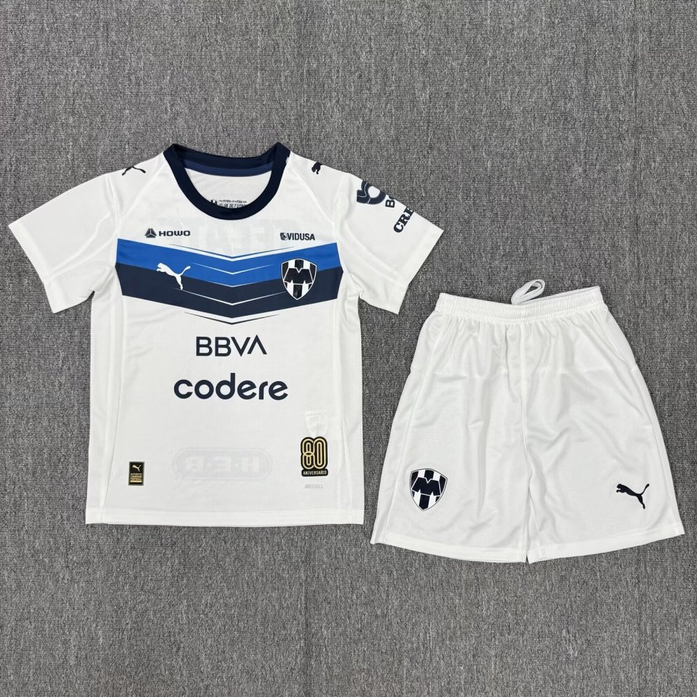 2025/26 Monterrey Away Jersey Kids Kit 