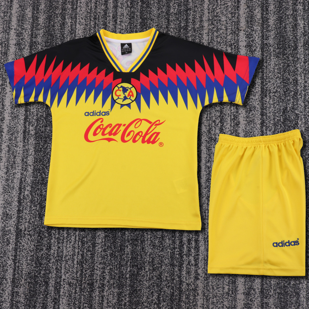 1995 Club America Home Retro Kids Jersey 