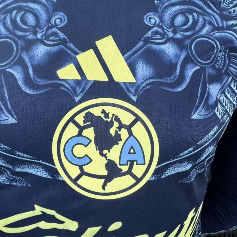 2025/26 Club America Away Jersey Player Version Long Sleeve
