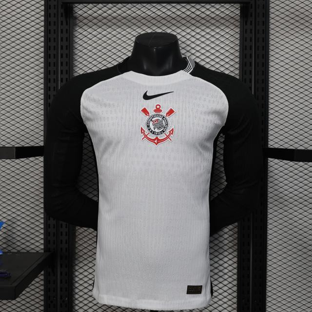 2025/26 Corinthians Home Jersey Long Sleeve Player Version