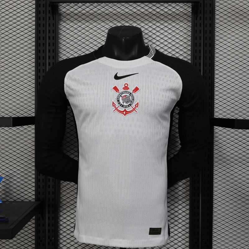 2025/26 Corinthians Home Jersey Long Sleeve Player Version