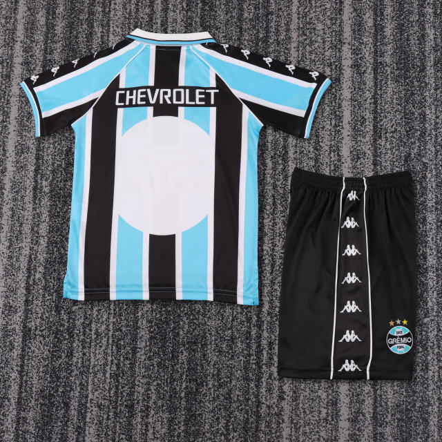2000/01 Grêmio FBPA Home Retro Kids Jersey 