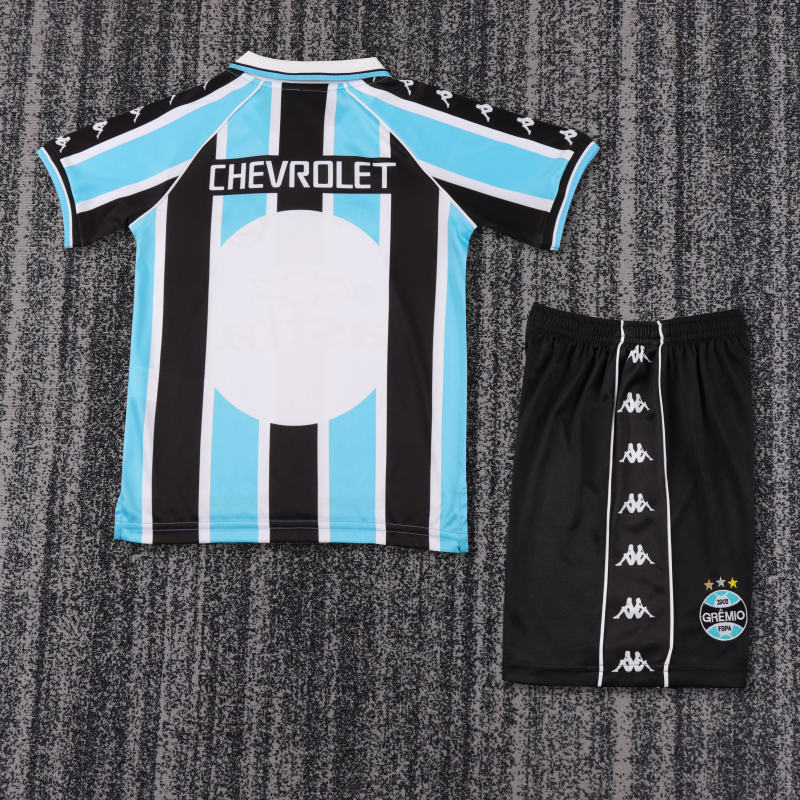 2000/01 Grêmio FBPA Home Retro Kids Jersey 