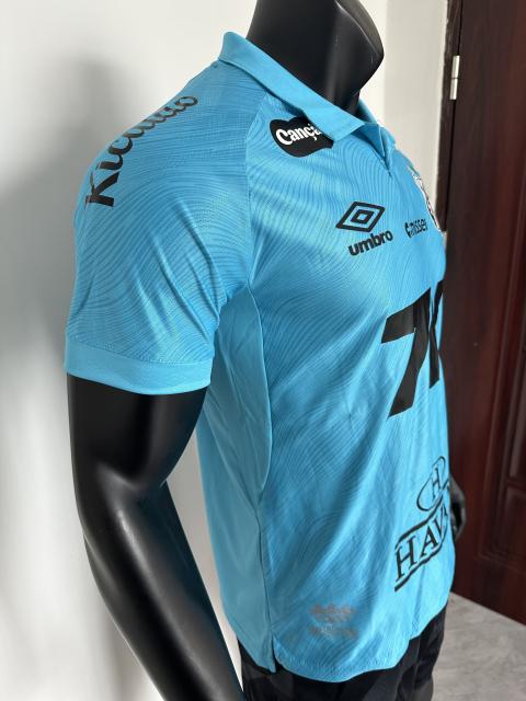 2025/26 Santos FC Third Away Jersey Player Version with All Sponsors