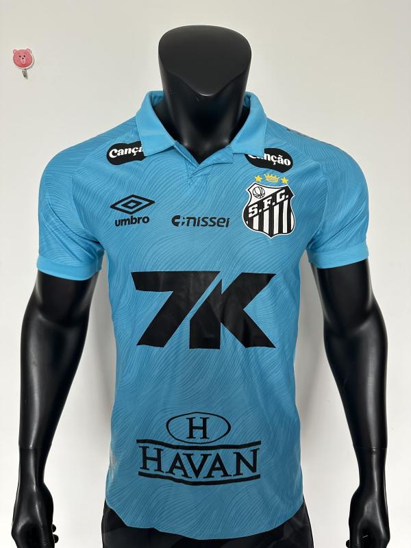 2025/26 Santos FC Third Away Jersey Player Version with All Sponsors