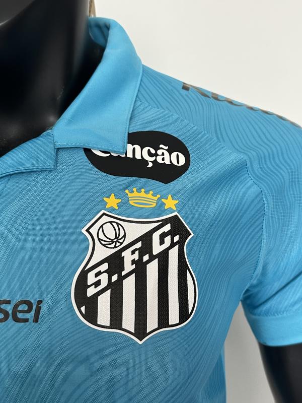 2025/26 Santos FC Third Away Jersey Player Version with All Sponsors