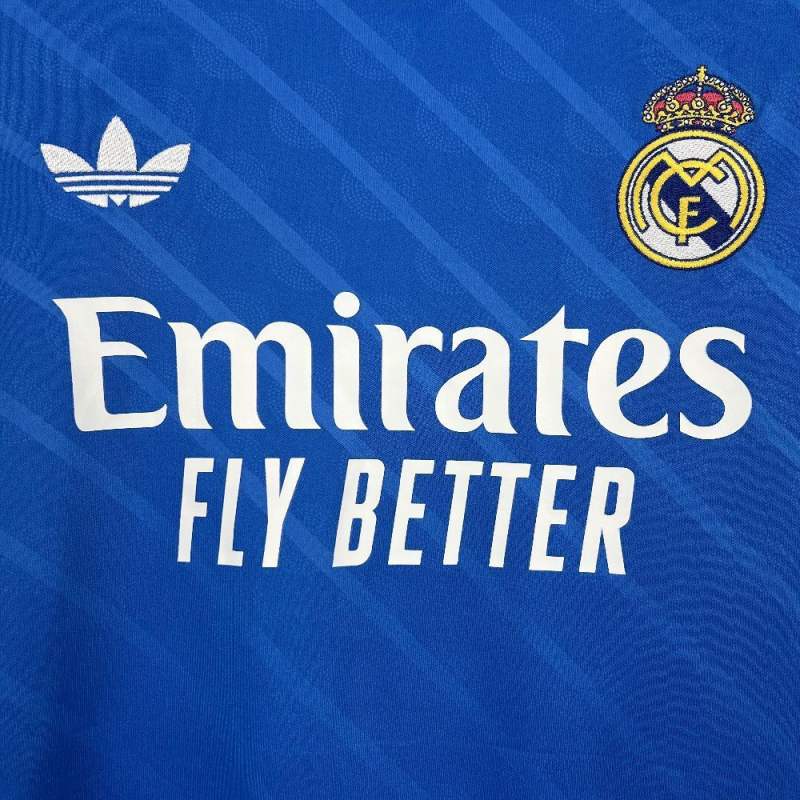 2025/26 Real Madrid Third Away Jersey Long Sleeve