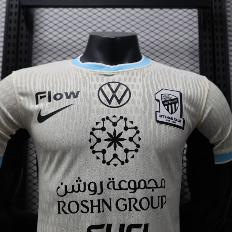 2025/26 Al-Ittihad Away Jersey Player Version 