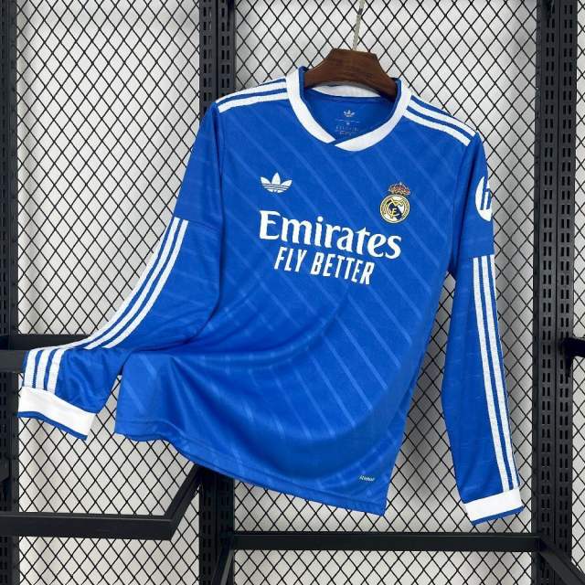 2025/26 Real Madrid Third Away Jersey Long Sleeve