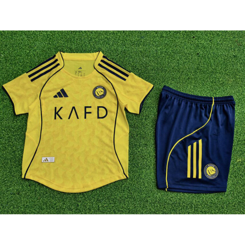 2025/26 Al Nassr Home Kids Jersey Player Version