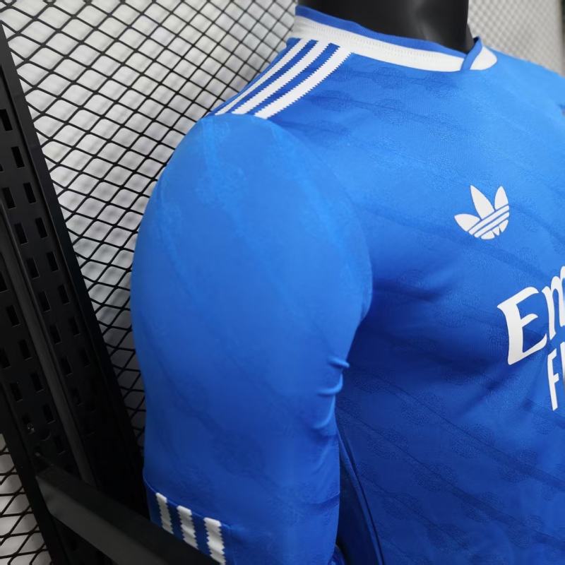 2025/26 Real Madrid Third Away Jersey Player Version Long Sleeve