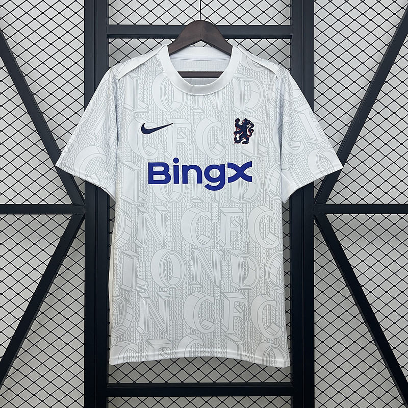 2025/26 Chelsea pre match white training Training Jersey