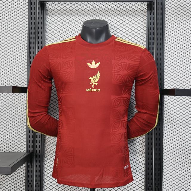 2025/26 Mexico Red Special Player Version Jersey Long Sleeve