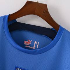 2006 World Cup Italy Home Retro Jersey Long Sleeve