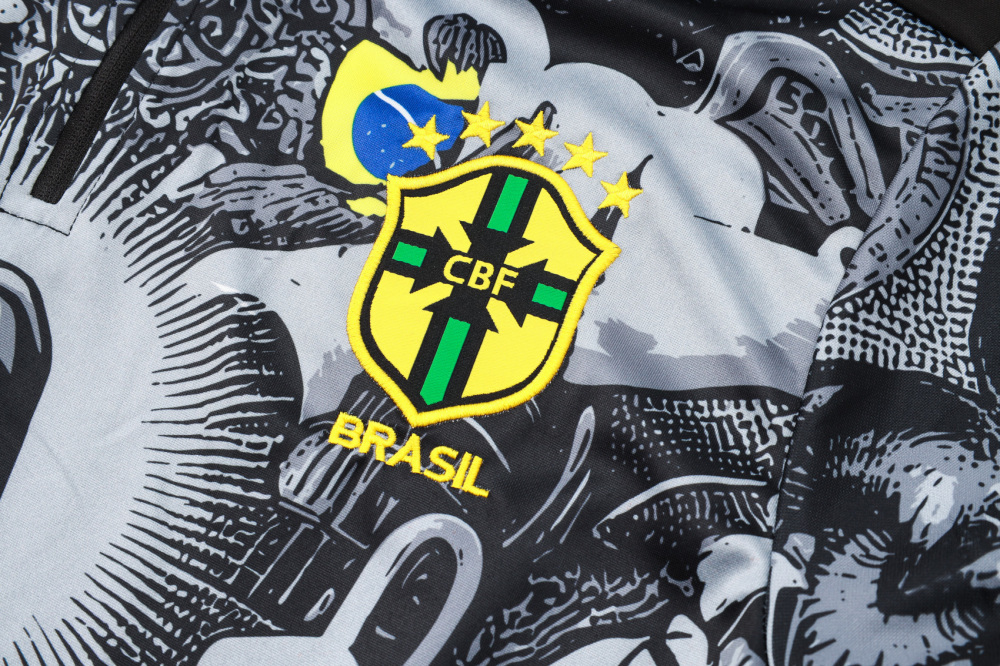 2024/25 Brazil Kids Long sleeves Training Set 