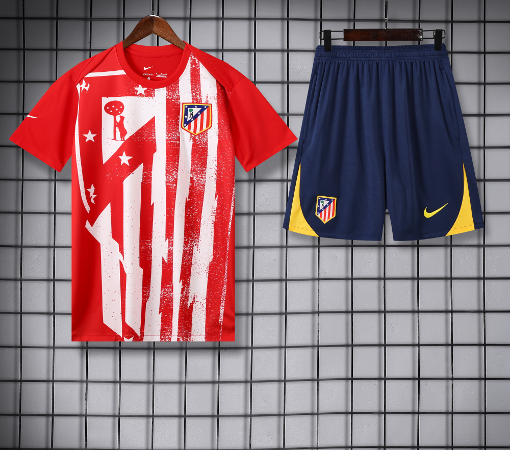 2025/26 Atletico Madrid Short sleeve Training suit