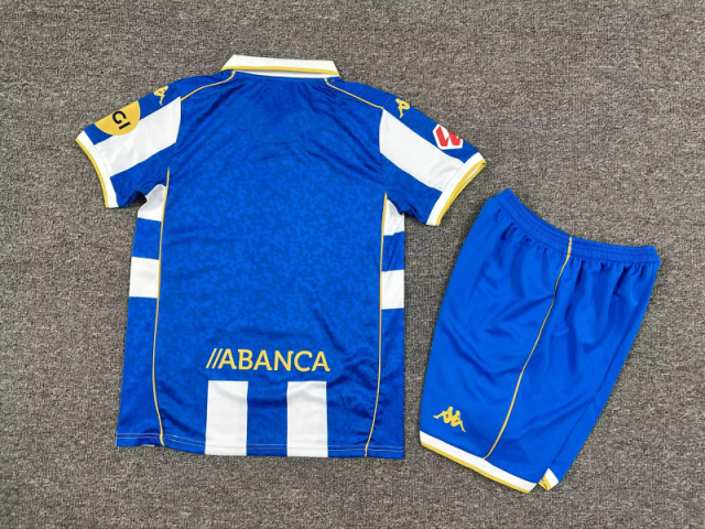 2025/26 Deportivo de La Coruña Home Kids Jersey