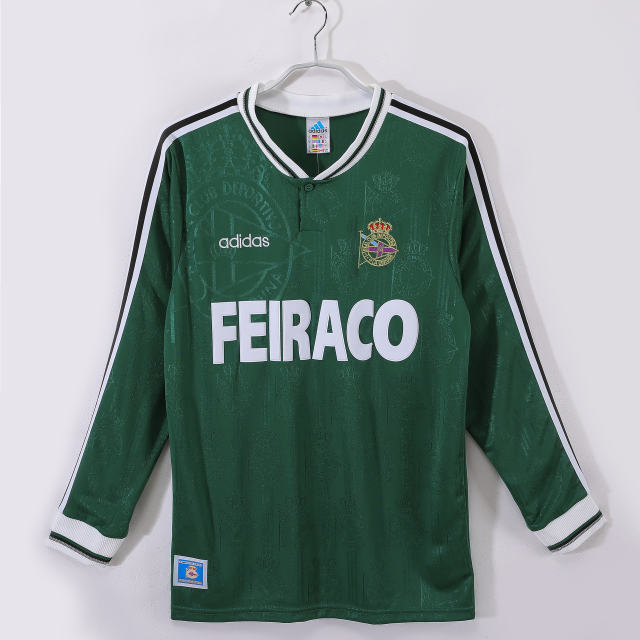 1999/00 Deportivo de La Coruña Away Retro Jersey Long Sleeve