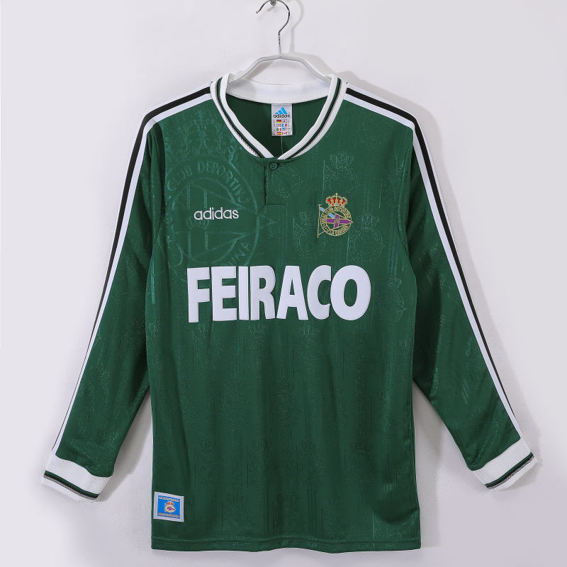 1999/00 Deportivo de La Coruña Away Retro Jersey Long Sleeve