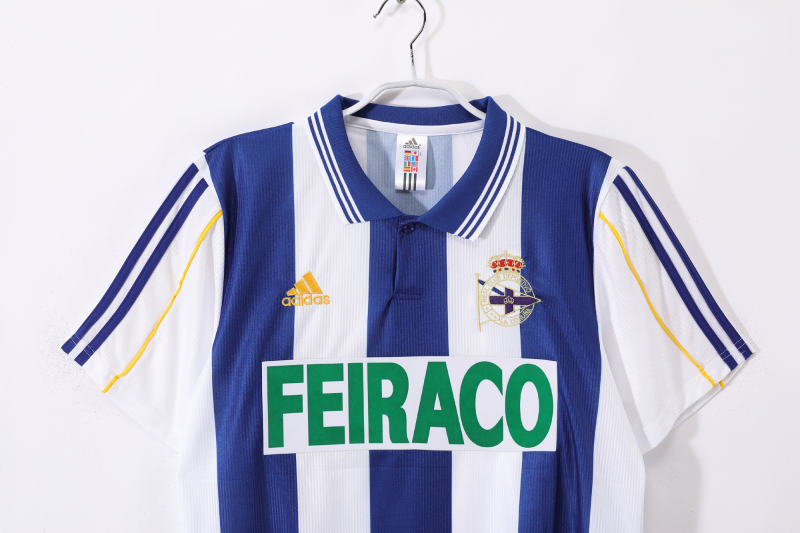 1999/00 Deportivo de La Coruña Home Retro Jersey