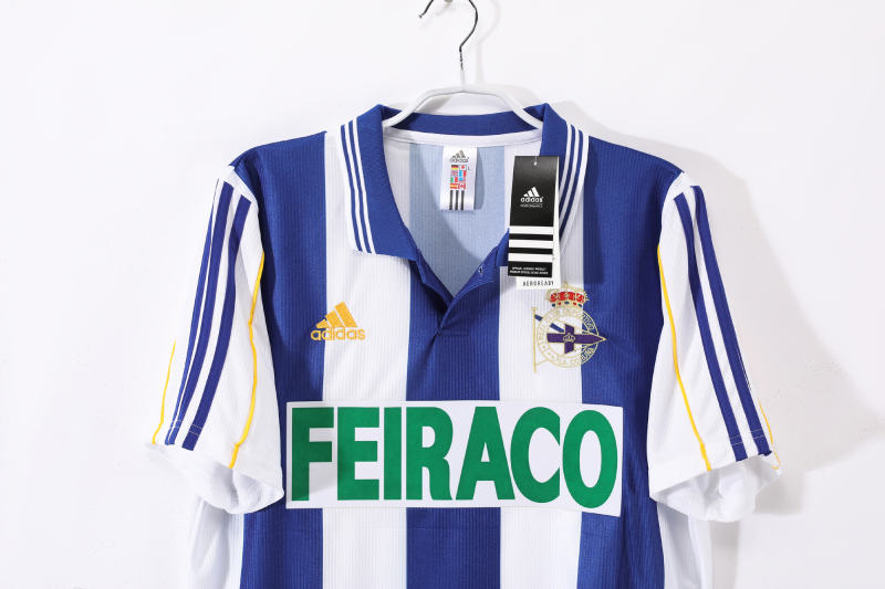1999/00 Deportivo de La Coruña Home Retro Jersey
