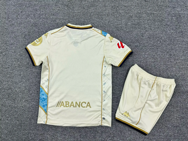 2025/26 Deportivo de La Coruña Third Away Kids Jersey