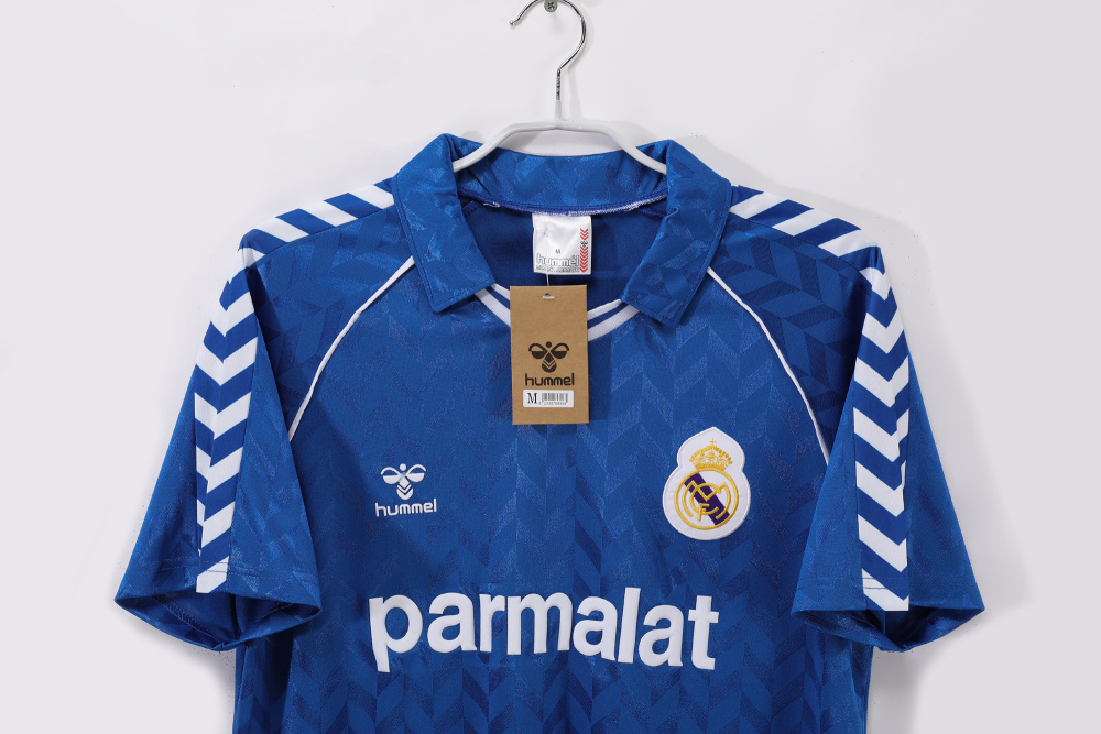 1986/87 Real Madrid Away Retro Jersey 