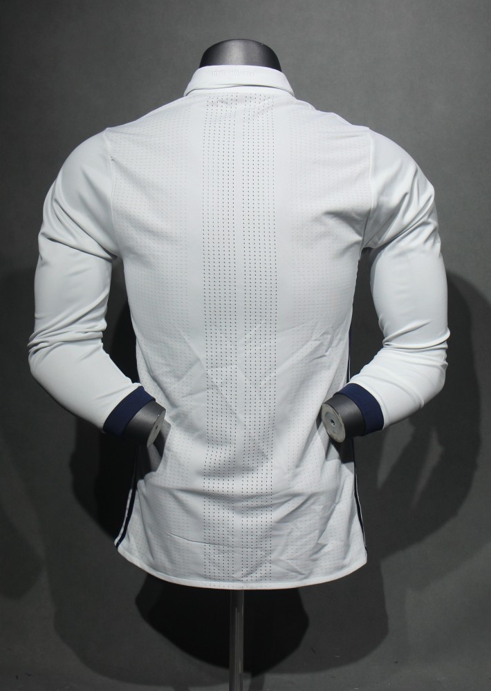 2016/17 Real Madrid Home Retro Jersey Player Version Long Sleeve