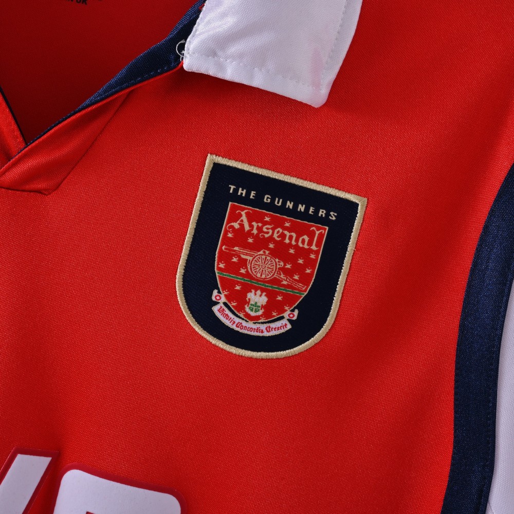 1998/99 Arsenal Home Retro Jersey Long Sleeve