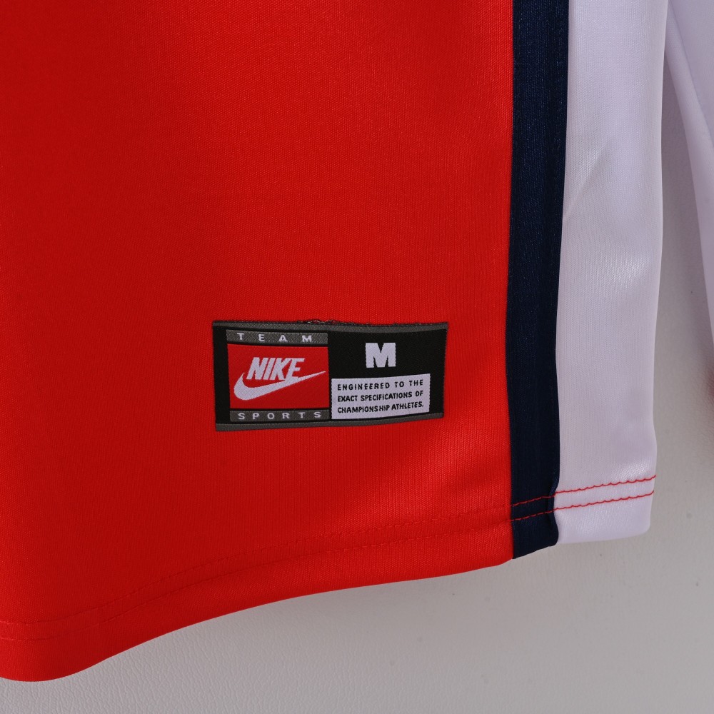 1998/99 Arsenal Home Retro Jersey Long Sleeve