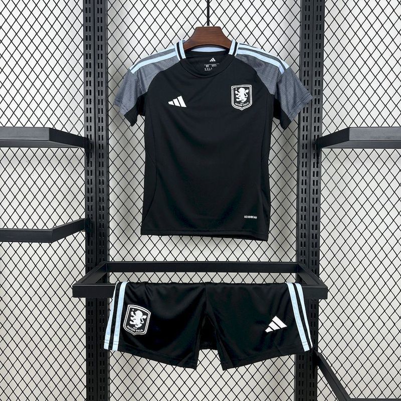 2025/26 Aston Villa Away Kids Jersey 