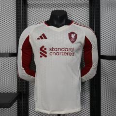 2025/26 Liverpool Away Jersey Long Sleeve Player Version 