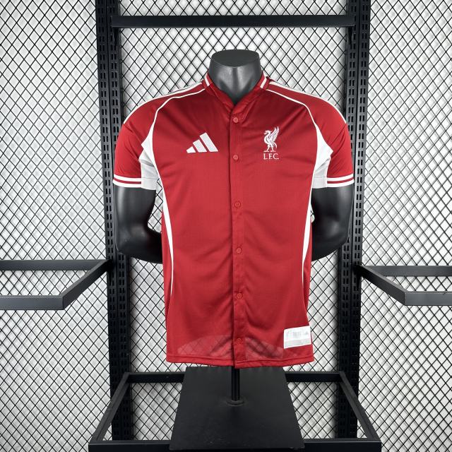 2025/26 Liverpool Baseball Jersey Player Version 