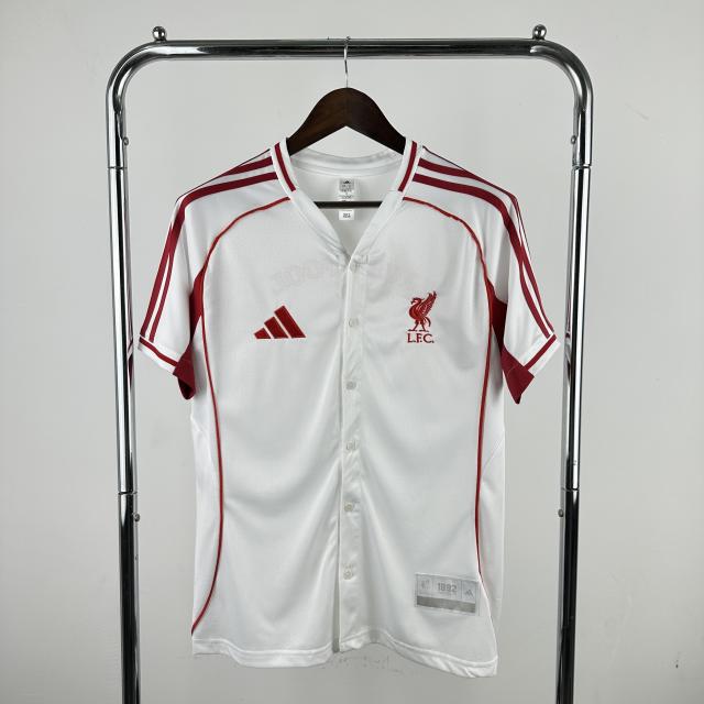 2025/26 Liverpool Baseball Jersey Player Version 