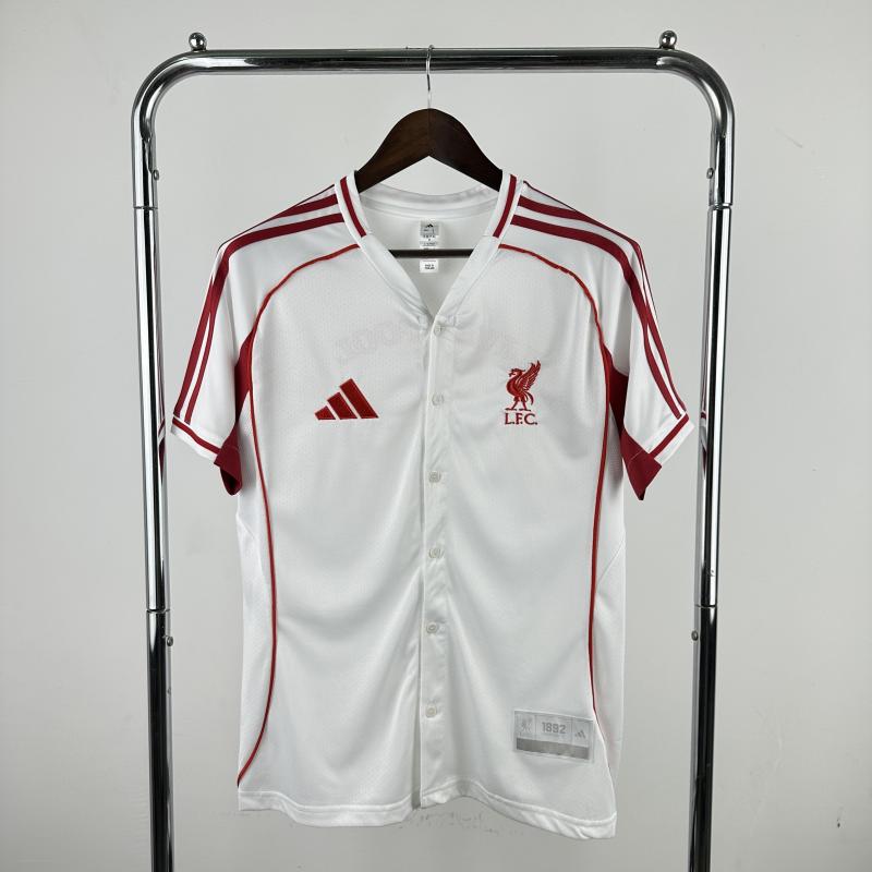 2025/26 Liverpool Baseball Jersey Player Version 